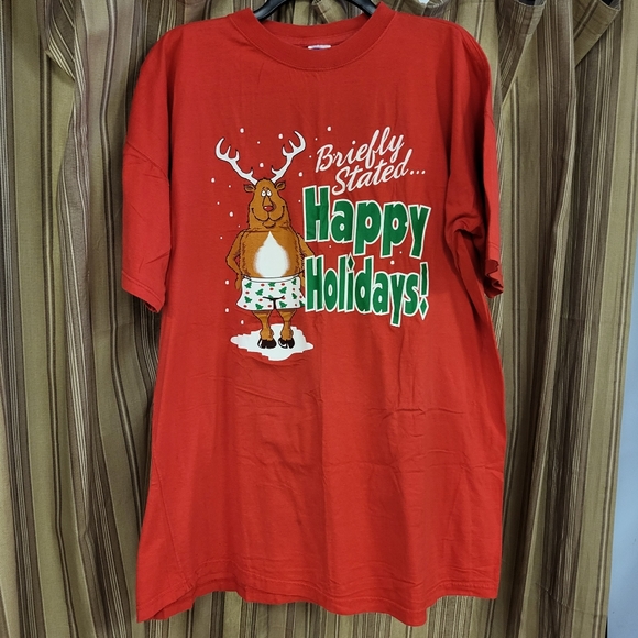Vintage Other - 🎅 Reindeer in Boxer Shorts Vintage 80s Christmas t-shirt OSFA 2xl 3xl